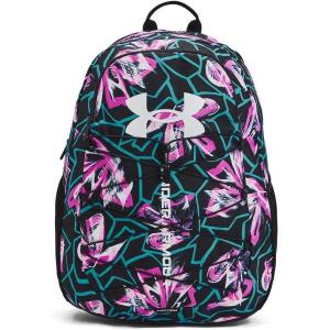 imageUnder Armour UnisexAdult Hustle Sport Backpack 433 Tech BlueTech BlueWhite One Size Fits All572 Vivid Magenta  Black  White