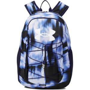 imageUnder Armour UnisexAdult Hustle Sport Backpack 433 Tech BlueTech BlueWhite One Size Fits All947 Navy Magic   White