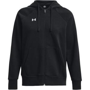 imageUnder Armour Womens Rival Fleece Full Zip Hoodie001 Black   White