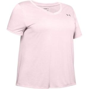 imageUnder Armour Womens Tech VNeck Twist ShortSleeve TShirtBeta Tint 658Tonal