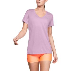 imageUnder Armour Womens Tech VNeck Twist ShortSleeve TShirtPink