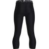 imageUnder Armour Boys HeatGear Armour 34 LeggingsBlack 001Pitch Gray