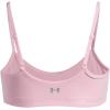 imageUnder Armour Girls Movement Low Impact Sports Bra650 Pink   Metallic Silver