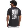 imageUnder Armour Mens Freedom Flag Short Sleeve T Shirt001 Black   White
