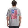 imageUnder Armour Mens Freedom Flag Short Sleeve T Shirt036 Steel Light Heather   Red