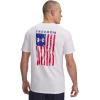 imageUnder Armour Mens Freedom Flag Short Sleeve T Shirt100 White   Royal