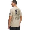 imageUnder Armour Mens Freedom Flag Short Sleeve T Shirt290 Desert Sand   Black