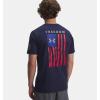 imageUnder Armour Mens Freedom Flag Short Sleeve T Shirt410 Midnight Navy   Red