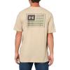 imageUnder Armour Mens Freedom Flag Variation Short Sleeve T Shirt290 Desert Sand   Marine Od Green