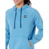 imageUnder Armour Mens Rival Fleece Hoodie437 Petrol Blue Light Heather   Onyx White