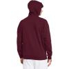 imageUnder Armour Mens Rival Fleece Hoodie609 Maroon   White