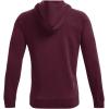 imageUnder Armour Mens Rival Fleece HoodieDark Maroon 601Onyx White