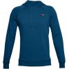 imageUnder Armour Mens Rival Fleece HoodieGraphite Blue 581Onyx White