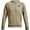 imageUnder Armour Mens Rival Fleece HoodieKhaki Gray Light Heather 038Gray