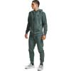 imageUnder Armour Mens Rival Fleece HoodieLichen Blue 424Onyx White