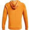 imageUnder Armour Mens Rival Fleece HoodieOmega Orange 857Onyx White