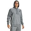 imageUnder Armour Mens Rival Fleece HoodiePitch Gray Light Heather 012Onyx White