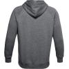 imageUnder Armour Mens Rival Fleece HoodiePitch Gray Light Heather 012Onyx White