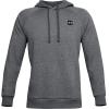 imageUnder Armour Mens Rival Fleece HoodiePitch Gray Light Heather 012Onyx White