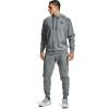 imageUnder Armour Mens Rival Fleece HoodiePitch Gray Light Heather 012Onyx White