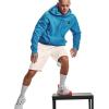 imageUnder Armour Mens Rival Fleece HoodieRadar Blue 422Onyx White