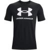imageUnder Armour Mens Sportstyle Logo Short Sleeve T Shirt 001 Black   White Medium
