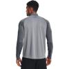imageUnder Armour Mens Velocity 20 14 Zip036 Steel Light Heather  Pitch Gray Light Heather  Pitch Gray