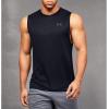 imageUnder Armour Mens Velocity Muscle Tank Top001 Black   Pitch Gray