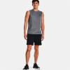 imageUnder Armour Mens Velocity Muscle Tank Top012 Pitch Gray Light Heather   Black