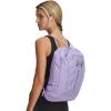 imageUnder Armour Unisex Hustle Sackpack 001 BlackBlackWhite One Size Fits Most538 PurpleMetallic Silver