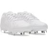 imageUnder Armour Womens Glyde Sola Pro Mt Softball Cleats Sneaker100 WhiteWhiteStone