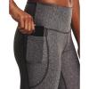 imageUnder Armour Womens HeatGear Armour High Waisted LeggingsCharcoal Light Heather 019White