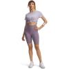imageUnder Armour Womens Movement Bike Shorts550 Violet Gray   Metallic Silver