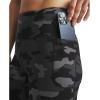 imageUnder Armour Womens Movement Print Ankle Leggings007 Black   Metallic Silver