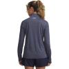 imageUnder Armour Womens Velocity Half Zip Twist410 Midnight Navy   Metallic Silver