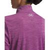 imageUnder Armour Womens Velocity Half Zip Twist505 Purple Gemini   Metallic Silver