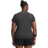 imageUnder Armour Womens Velocity Twist Short Sleeve V Neck T Shirt001 Black   Metallic Silver