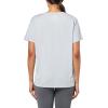 imageUnder Armour Womens Velocity Twist Short Sleeve V Neck T Shirt011 Mod Gray   Metallic Silver