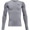 imageUnder Armour Boys HeatGear LongSleeve TShirtSteel 035Black