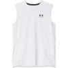 imageUnder Armour Boys HeatGear Sleeveless TShirtWhite 100Black