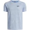 imageUnder Armour Boys Tech Jacquard 20 Short Sleeve T Shirt465 Horizon Blue   Midnight Navy