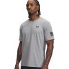 imageUnder Armour Mens Freedom Flag Short Sleeve T Shirt035 Steel Light Heather   Black