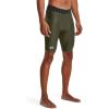 imageUnder Armour Mens HeatGear Long Shorts390 Marine Od Green   White
