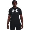 imageUnder Armour Mens Sportstyle Logo Short Sleeve T Shirt 001 Black   White Medium
