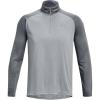 imageUnder Armour Mens Velocity 20 14 Zip036 Steel Light Heather  Pitch Gray Light Heather  Pitch Gray