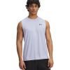 imageUnder Armour Mens Velocity Muscle Tank Top539 Celeste   Black