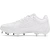 imageUnder Armour Womens Glyde Sola Pro Mt Softball Cleats Sneaker100 WhiteWhiteStone