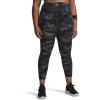imageUnder Armour Womens Movement Print Ankle Leggings005 Black   Metallic Silver