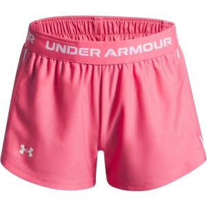 imageUnder Armour Girls Tech Play Up Shorts673 Super Pink  Super Pink  White