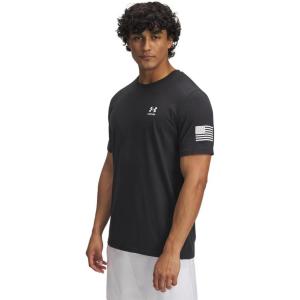 imageUnder Armour Mens Freedom Flag Short Sleeve T Shirt001 Black   White